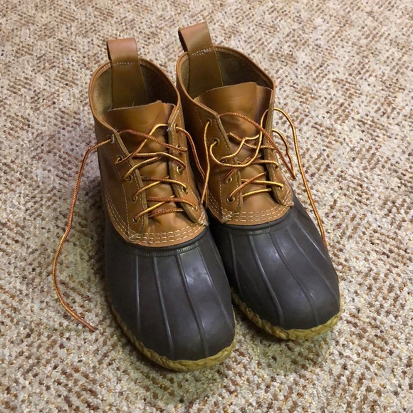 ***SOLD*** Men's L.L Bean Duck Boots size 13 - Picture 1 of 4